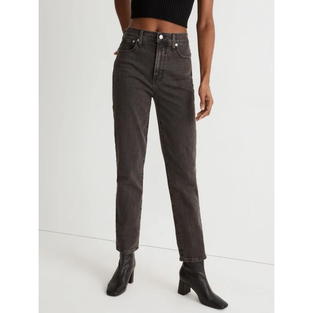 Madewell The Perfect Vintage Jean MD711 Size 26 Signature Black Wash 90s